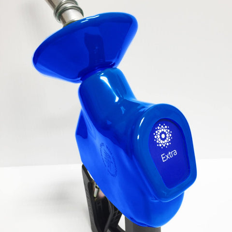 Blue Nozzle Cover with Extra Message - Includes Splash Guard (Mexico)