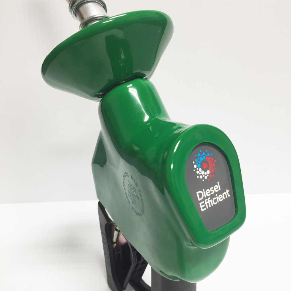 Green Nozzle Cover with Diesel Efficient - Includes Splash Guard