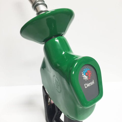 Green Nozzle Cover with Diesel Message - Includes Splash Guard