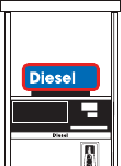 Diesel Pump Topper (Red) (098466R)